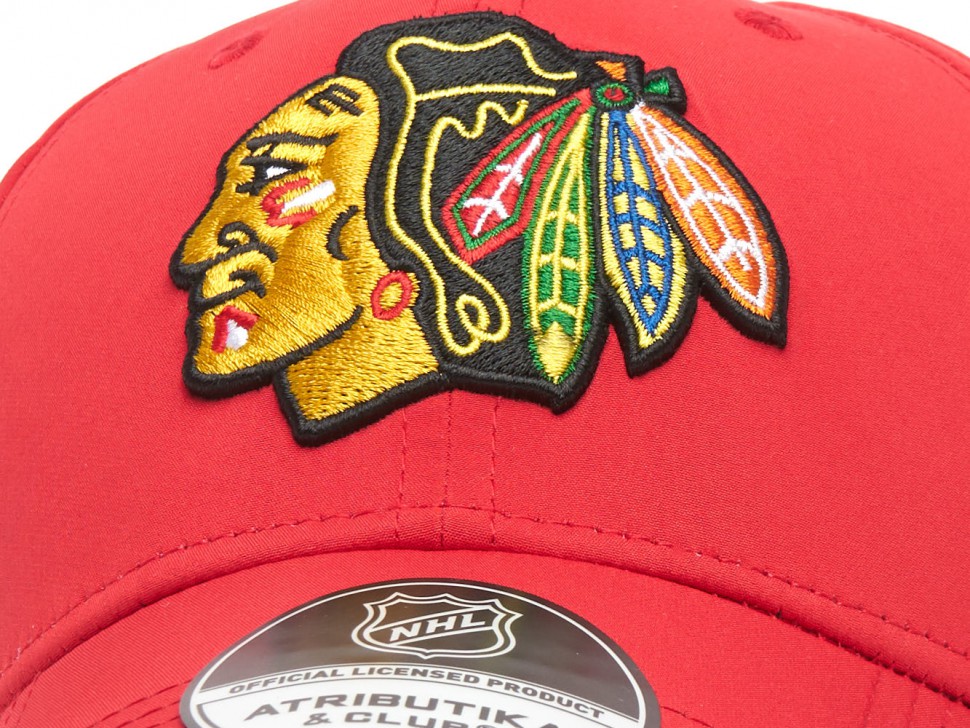Бейсболка ATRIBUTIKA & CLUB Chicago Blackhawks, красн. 31515
