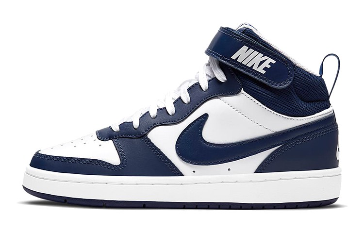 Кроссовки Nike Court Borough Mid 2Velcro 'White Signal Blue' CD7783-107