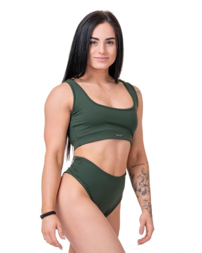 Топ Nebbia Miami sporty bikini - bralette 554 green (S)