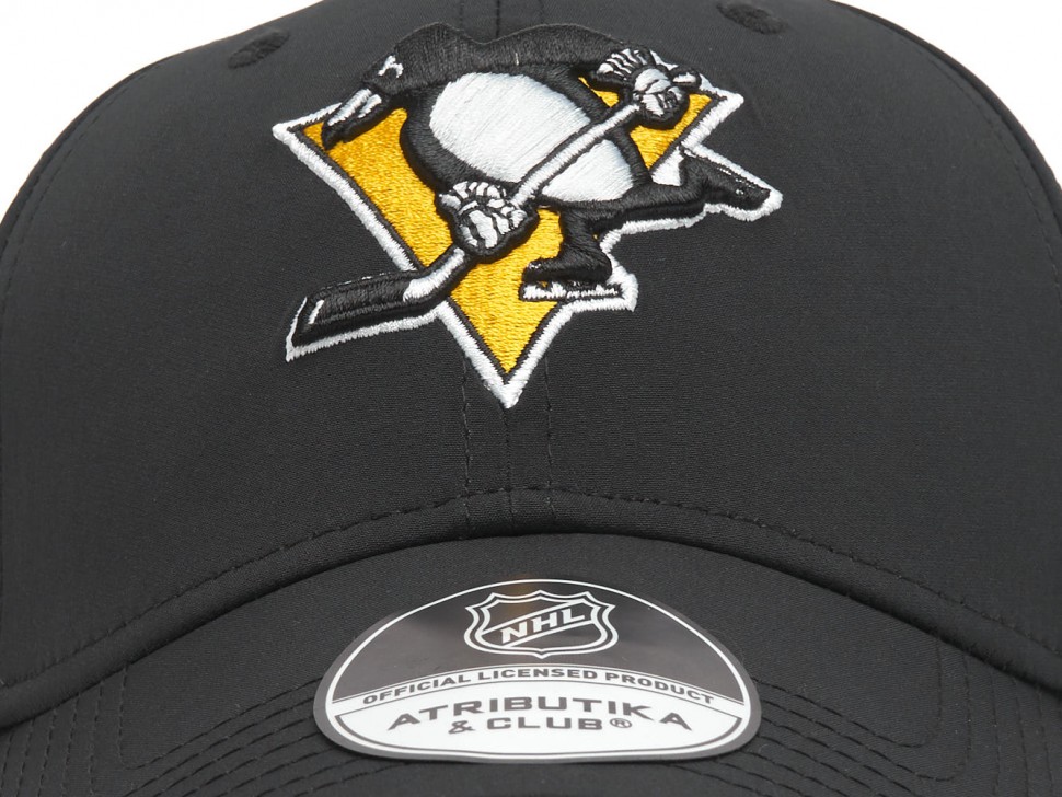 Бейсболка ATRIBUTIKA & CLUB Pittsburgh Penguins, черн. 31524