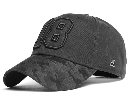 Бейсболка ATRIBUTIKA & CLUB №18, черн. 206101