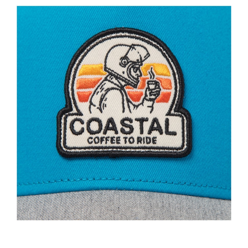 Бейсболка COASTAL HFT Coffee To Ride (голубой светло-серый) 50-245-26-00
