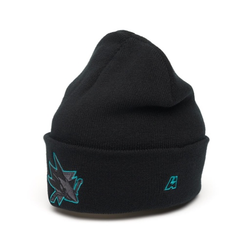 Шапка ATRIBUTIKA & CLUB San Jose Sharks, черн. 59209 (55-58)