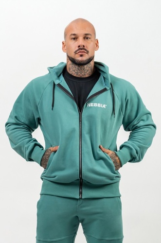 Толстовка Nebbia Long Zip Up Hoodie BEYOND ORDINARY 707 Green (M)