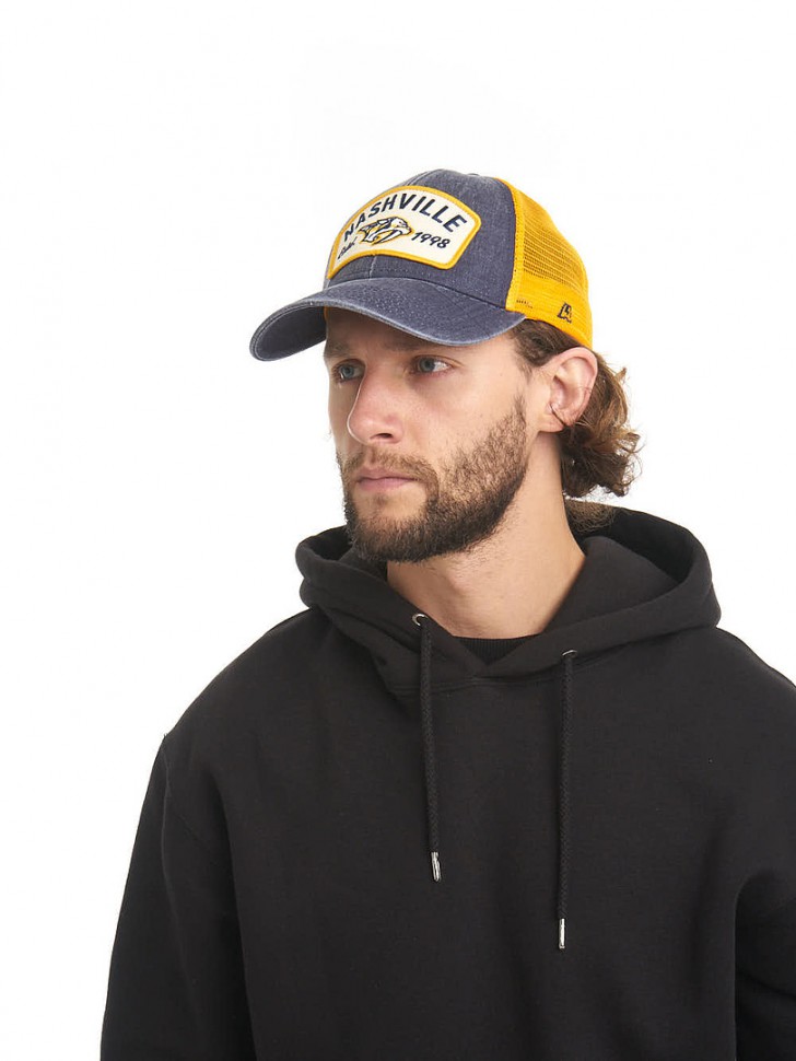 Бейсболка ATRIBUTIKA & CLUB Nashville Predators, син.-желт. 31539