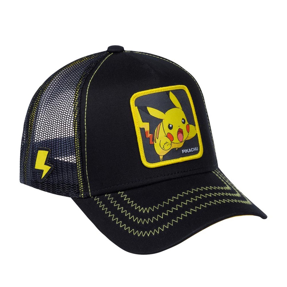 Бейсболка CAPSLAB Pokemon Pikachu CL/PKM2/1/PIK7 Pokemon Pikachu (черный)