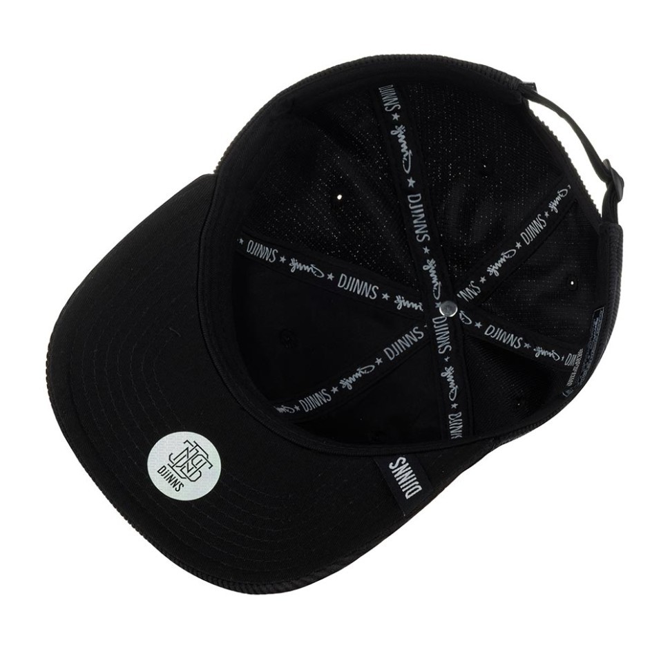 Бейсболка DJINNS 6P TrueFit Softcord Plate (черный) 50-183-09-00