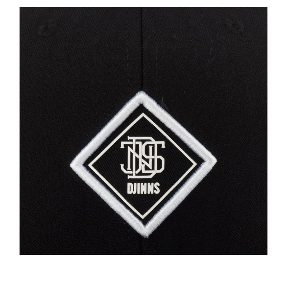Бейсболка DJINNS 6P SB Fine Herringbone (черный) (ONE) 50-165-09-00