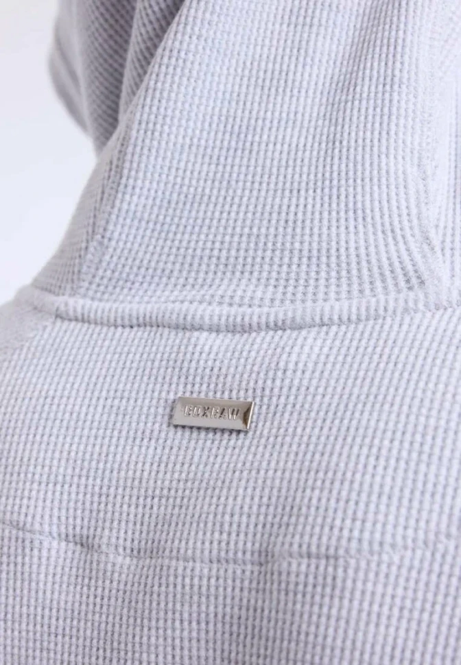 Толстовка Boxraw Tunero Raw Edge Waffle BXRW-WZU-Grey