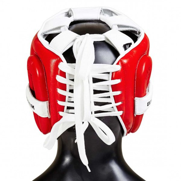 Шлем бамперный Ultimatum Boxing Gen3FaceBar Outlaw красно-белый