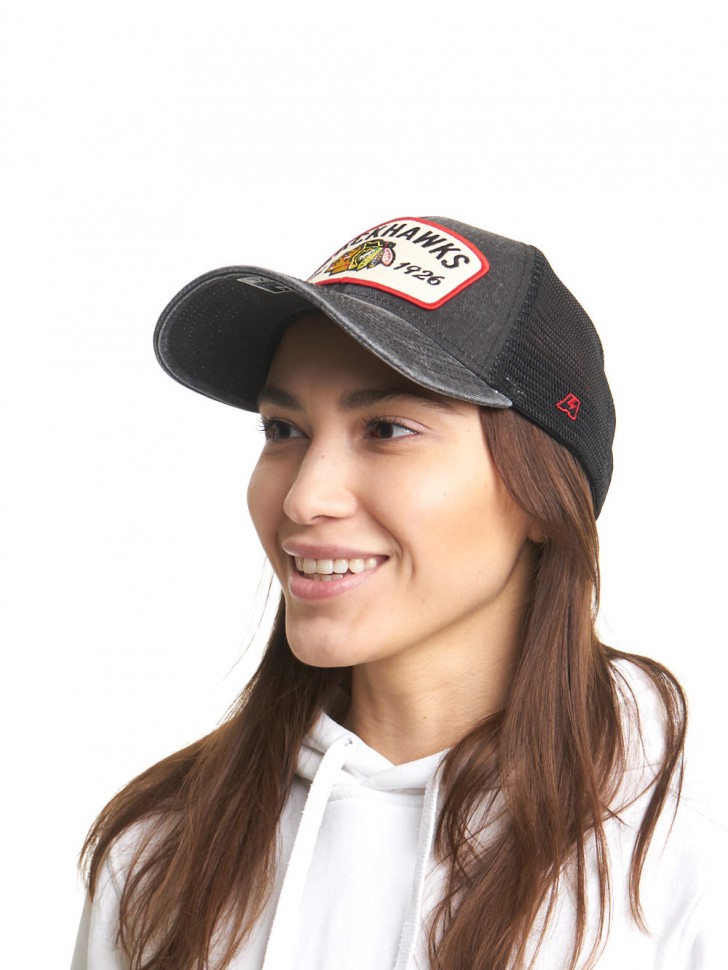 Бейсболка ATRIBUTIKA & CLUB Chicago Blackhawks, сер. 31107