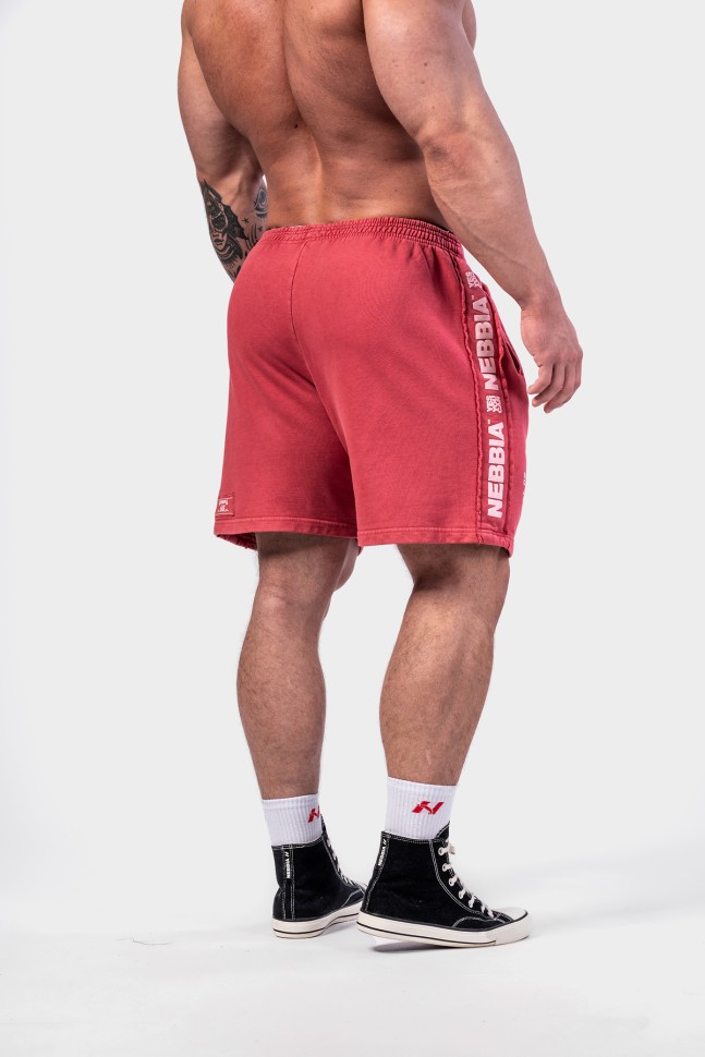 Шорты Nebbia Washed Sweat Shorts LEGEND 786 Red