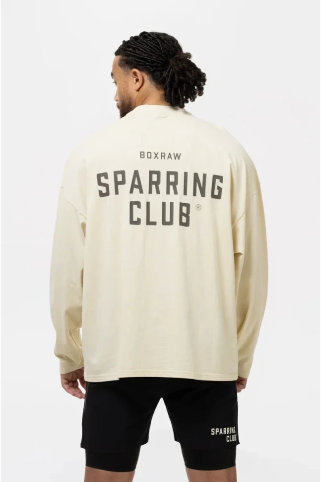 Лонгслив Boxraw Sparring Club BXRW-SPCLLST Creme