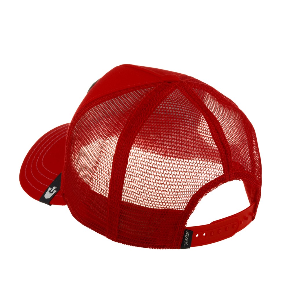 Бейсболка GOORIN BROTHERS ANIMAL FARM KING 101-0388 (красный)