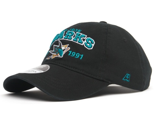 Бейсболка ATRIBUTIKA & CLUB San Jose Sharks, черн. 31216 (55-58)