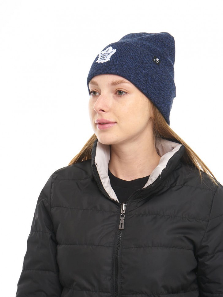 Шапка ATRIBUTIKA & CLUB Toronto Maple Leafs, син.меланж 59337