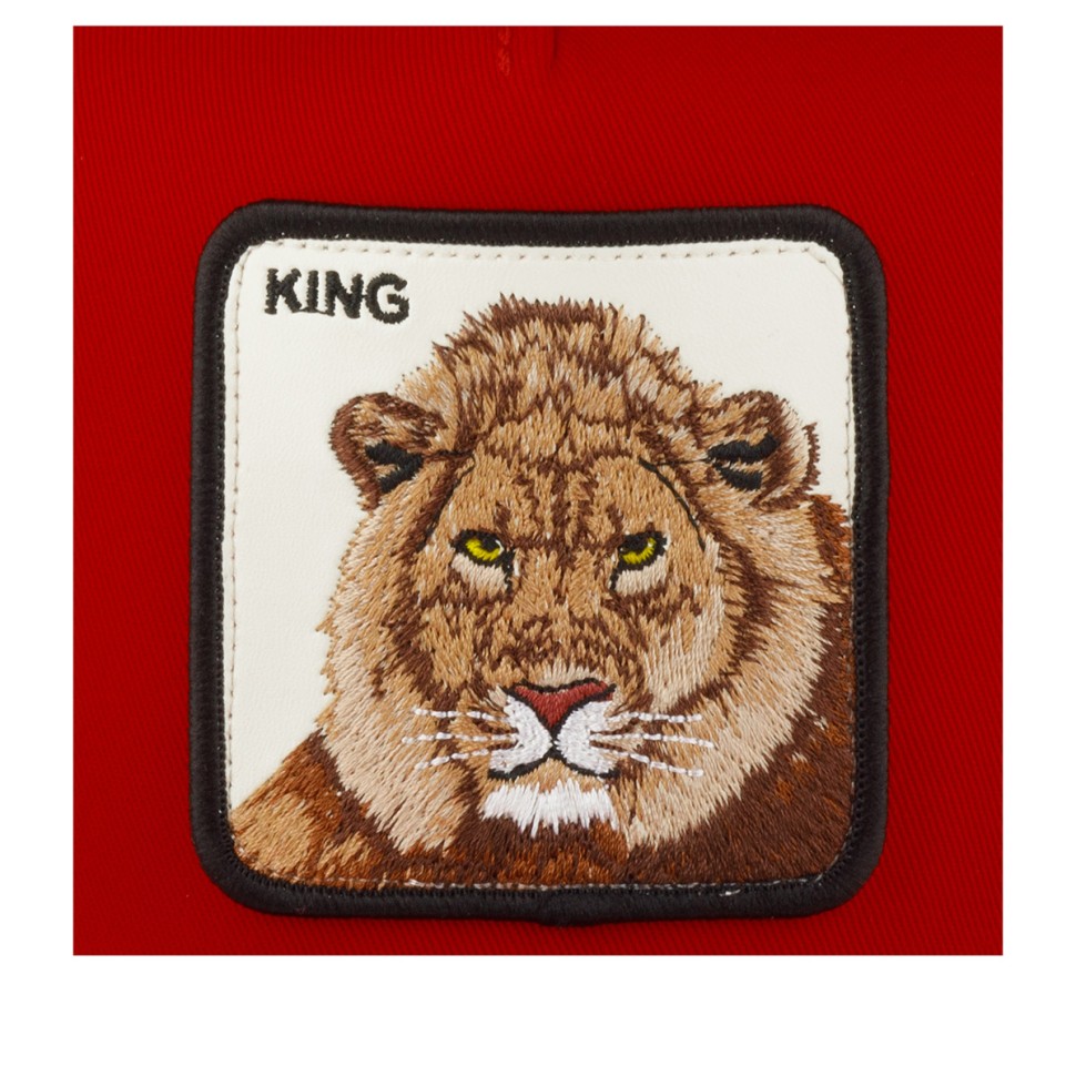 Бейсболка GOORIN BROTHERS ANIMAL FARM KING 101-0388 (красный)