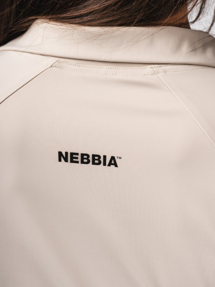 Джемпер Nebbia Deni x NEBBIA Fitness Zip Tracktop 314 cream