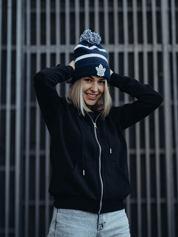 Шапка ATRIBUTIKA & CLUB Toronto Maple Leafs, син.-бел. 59145