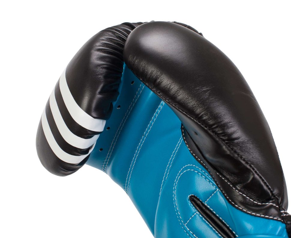 Перчатки боксерские Power Protection черно-синие adiBT09