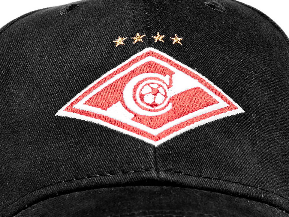 Бейсболка ATRIBUTIKA & CLUB ФК Спартак, черн. 120259