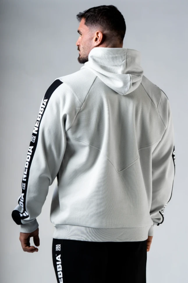 Толстовка Nebbia Training Hoodie HERO 300 Light Gray
