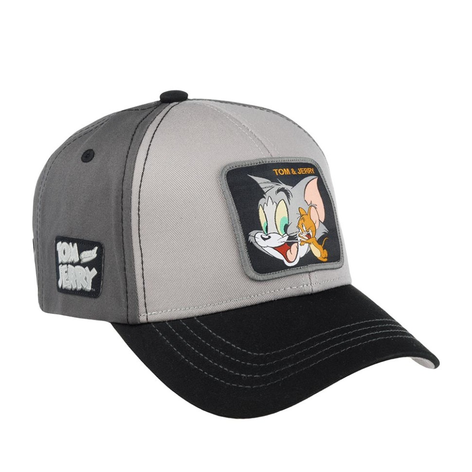 Бейсболка CAPSLAB Tom and Jerry CL/TAJ1/1/CASB/TJ4 серый черный ONE 88-405-47-00
