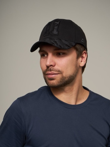 Бейсболка ATRIBUTIKA & CLUB №11, черн. 20693