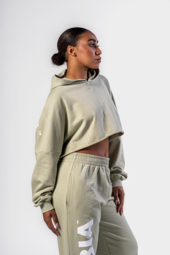 Толстовка Nebbia Oversized Hoodie OWN YOUR POWER 433 Green