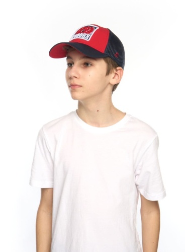 Бейсболка ATRIBUTIKA & CLUB Россия, красн.-сер. 10199