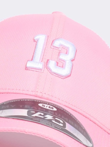 Бейсболка ATRIBUTIKA & CLUB №13, розов.-бел. 21176