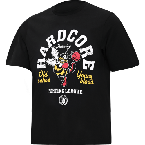Футболка Hardcore Training Fighting League Black Oversized Fit hctshirt0493
