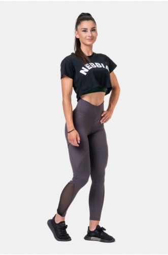 Футболка Nebbia 583 Loose Fit & Sporty Crop Top Black
