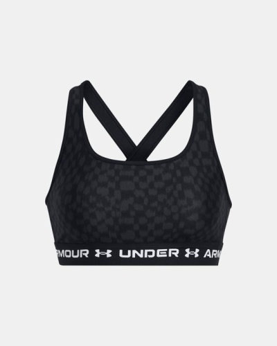 Бра Under Armour Crossback Mid Print 1361042-007