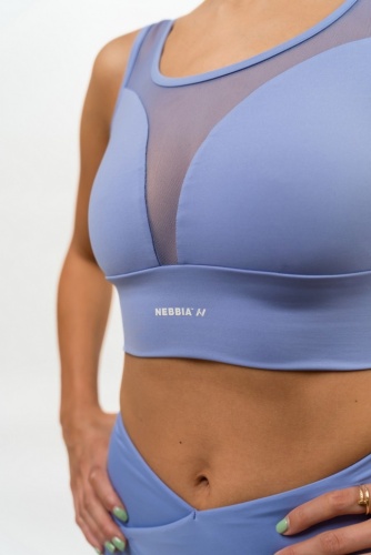 Топ Nebbia Ne Medium-Support Mesh Sports Bra PERFORMANCE 477 Lila