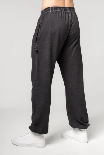 Брюки Nebbia Washed-off Gym Sweatpants Baggy Style GYM BRO 373 black