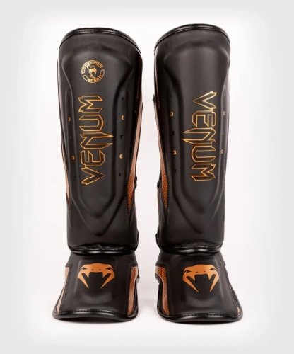 Щитки для ног Venum Elite Evo Shinguards - Black/Bronze ven04261-137