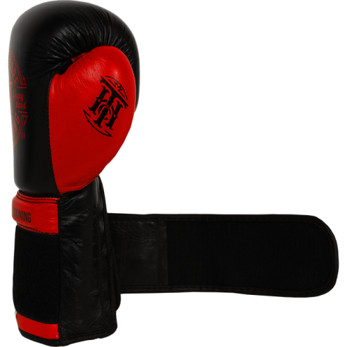 Боксерские перчатки Hardcore Training Premium Black/Red hctboxglove025