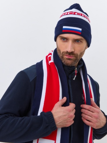 Шапка RusTeam 70M-RT-1833/1синийбезпумпона