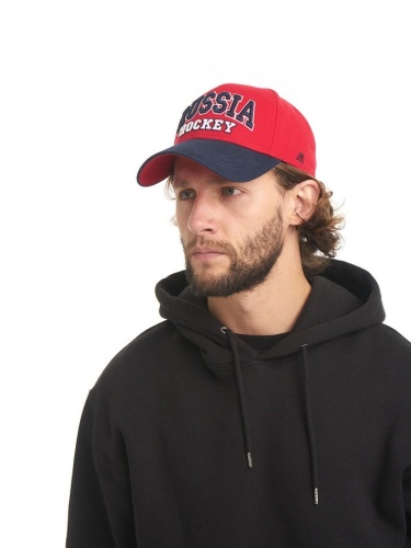 Бейсболка ATRIBUTIKA & CLUB Россия, красн.-син. 101590
