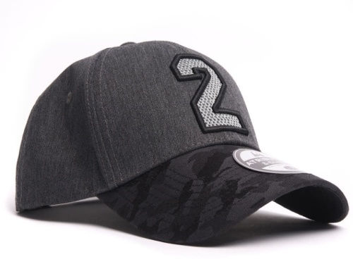 Бейсболка ATRIBUTIKA&CLUB КХЛ №2, серо-черн. 50469