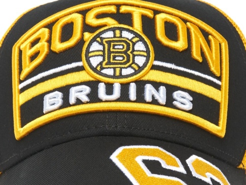 Бейсболка ATRIBUTIKA & CLUB Boston Bruins №63, черн.-желт. 31443