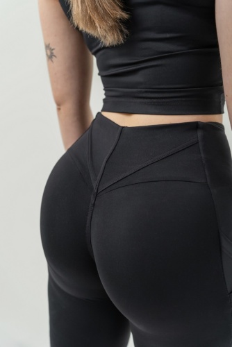 Велосипедки Nebbia High waisted biker shorts 10″ GYM THERAPY 628 Black