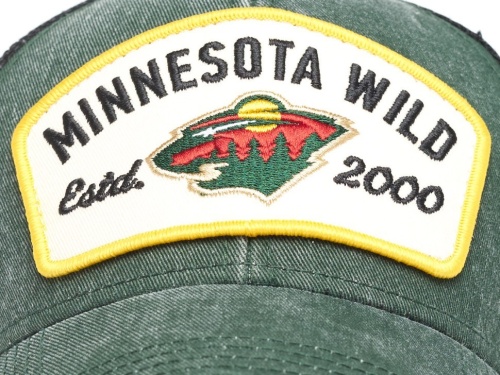 Бейсболка ATRIBUTIKA & CLUB Minnesota Wild, зелен.-сер. 31143