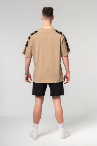 Футболка Nebbia Oversized T-shirt LIFTING CLUB 353 Brown