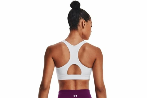 Бра Under Armour UA Authentics Mid Padless-WHT 1373865-100