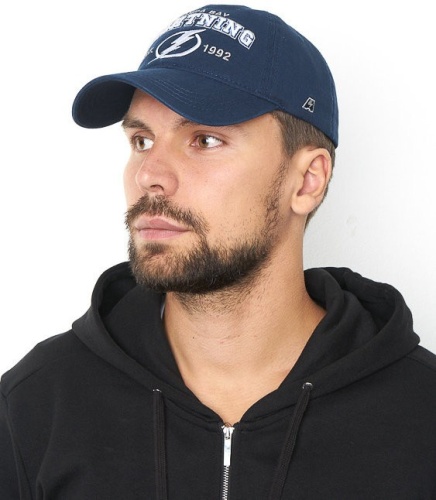 Бейсболка ATRIBUTIKA & CLUB Tampa Bay Lightning, син. 31017