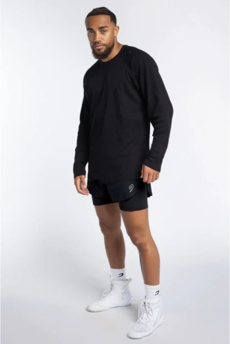 Лонгслив Boxraw Tunero Raw Edge Crew BXRW-RECR-Black
