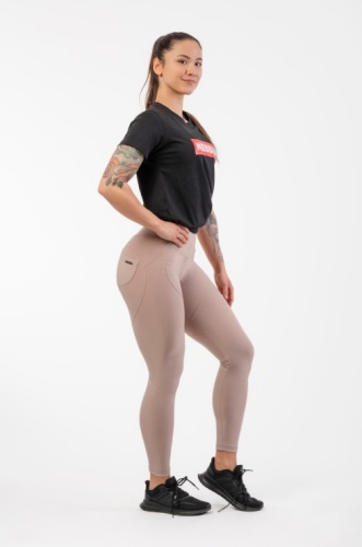 Брюки Nebbia High Waist & Lifting Effect Bubble Butt pants 587 Cream