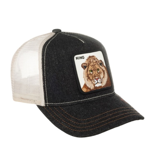 Бейсболка GOORIN BROTHERS Animal Farm King 101-0388 (темно-серый) 91-648-05-00